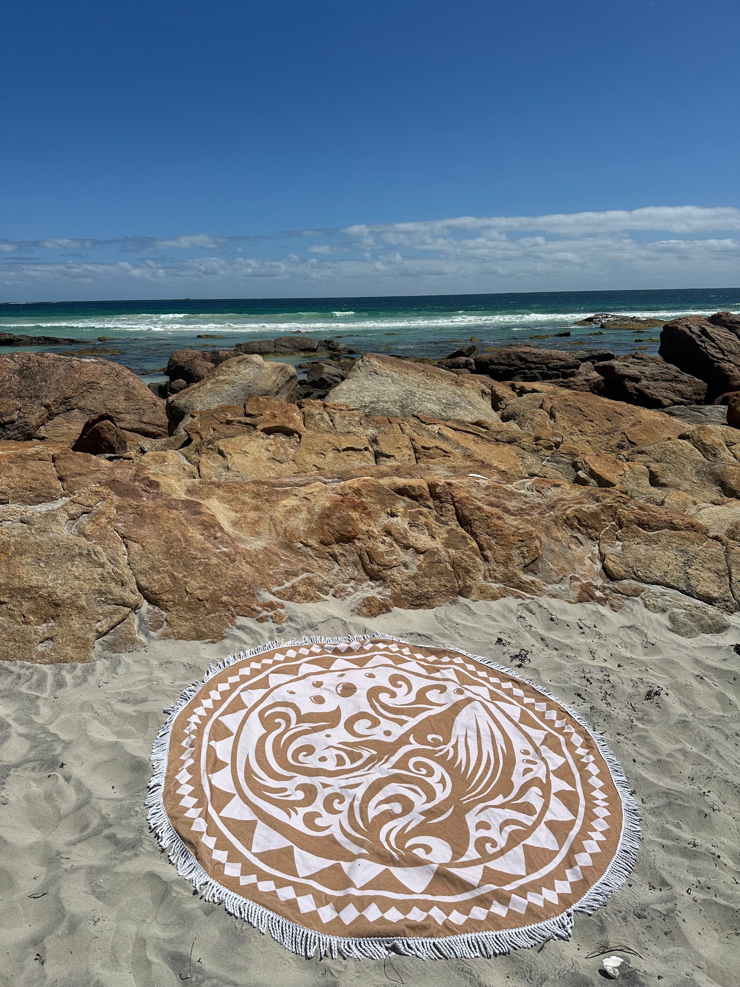 Whale´s Loop Circular Towel